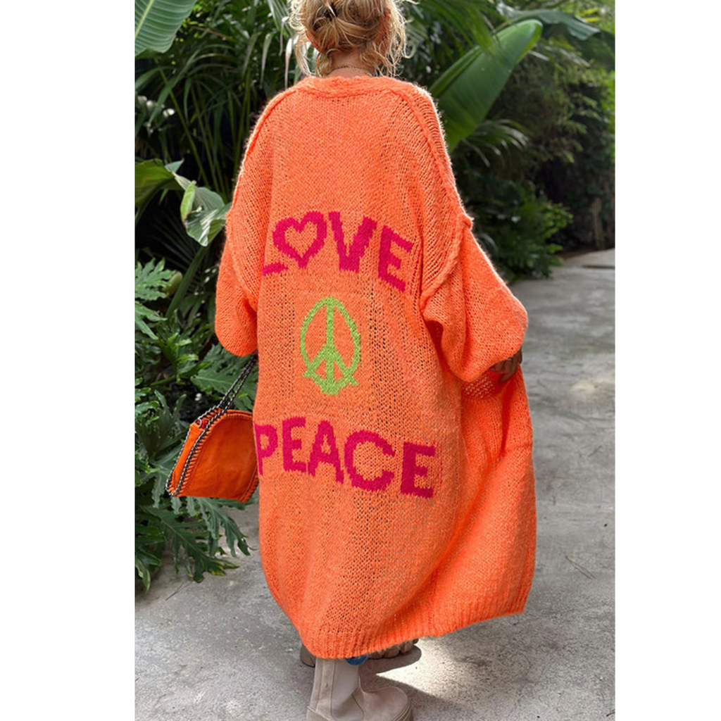 Stijlvolle love x peace vest